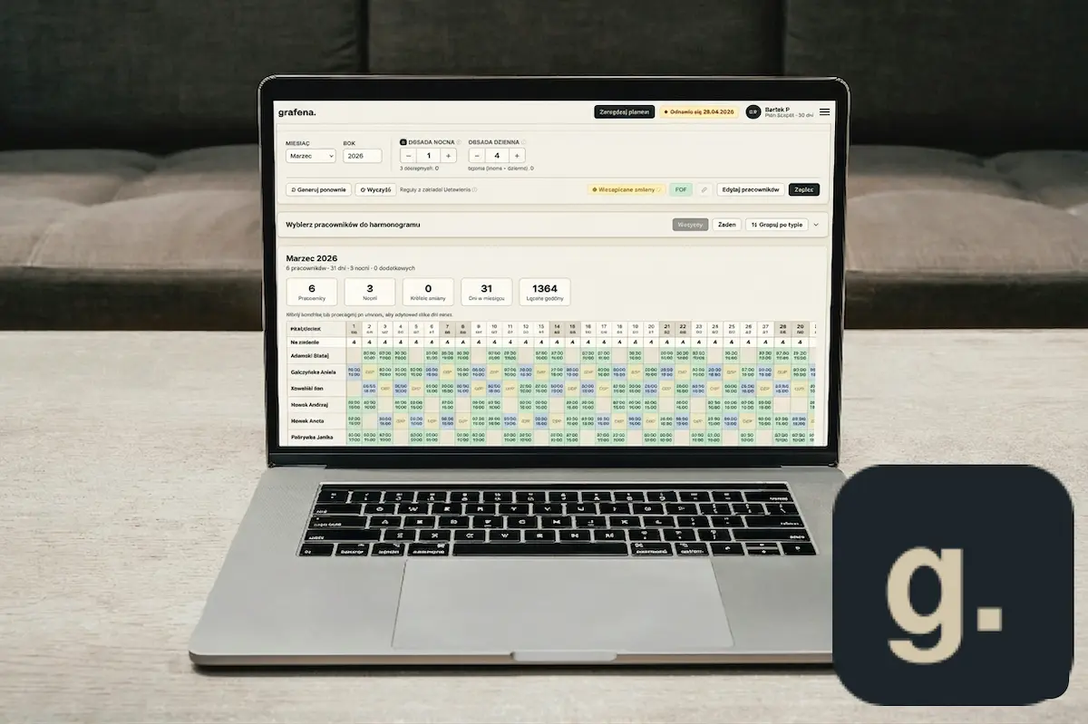 Czym jest grafik online i dlaczego firmy odchodzą od Excela?
